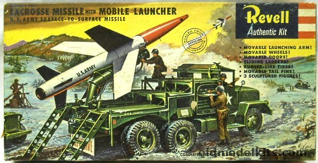 Revell 1/40 Lacrosse Missile with Mobile Launcher - 'S' Issue Box And Newer Parts, H1816-169 plastic model kit